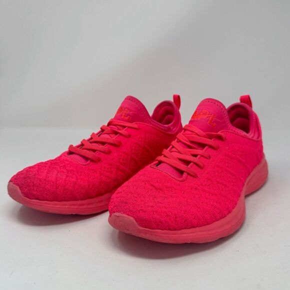 APL | Neon Impulse Red Techloom Phantom Athletic Shoes Women’s Size 9.5 - Picture 4 of 11